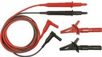 Cliff CIH29892 Veiligheidsmeetsnoerenset Stekker 4 mm Testpunt 1.20 m Rood, Zwart 1 stuk(s)