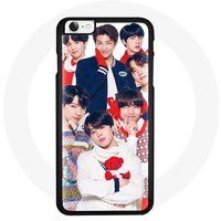 Maniacase Etui voor iPhone SE BTS Poster Memebers kerstcadeau 2023
