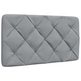VidaXL Hoofdbordkussen Licht Grijs Polyester 80 cm