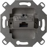 PEHA Peha sokkel inbouw 1V modulair jack 8 polig RJ45 cat6 Wit