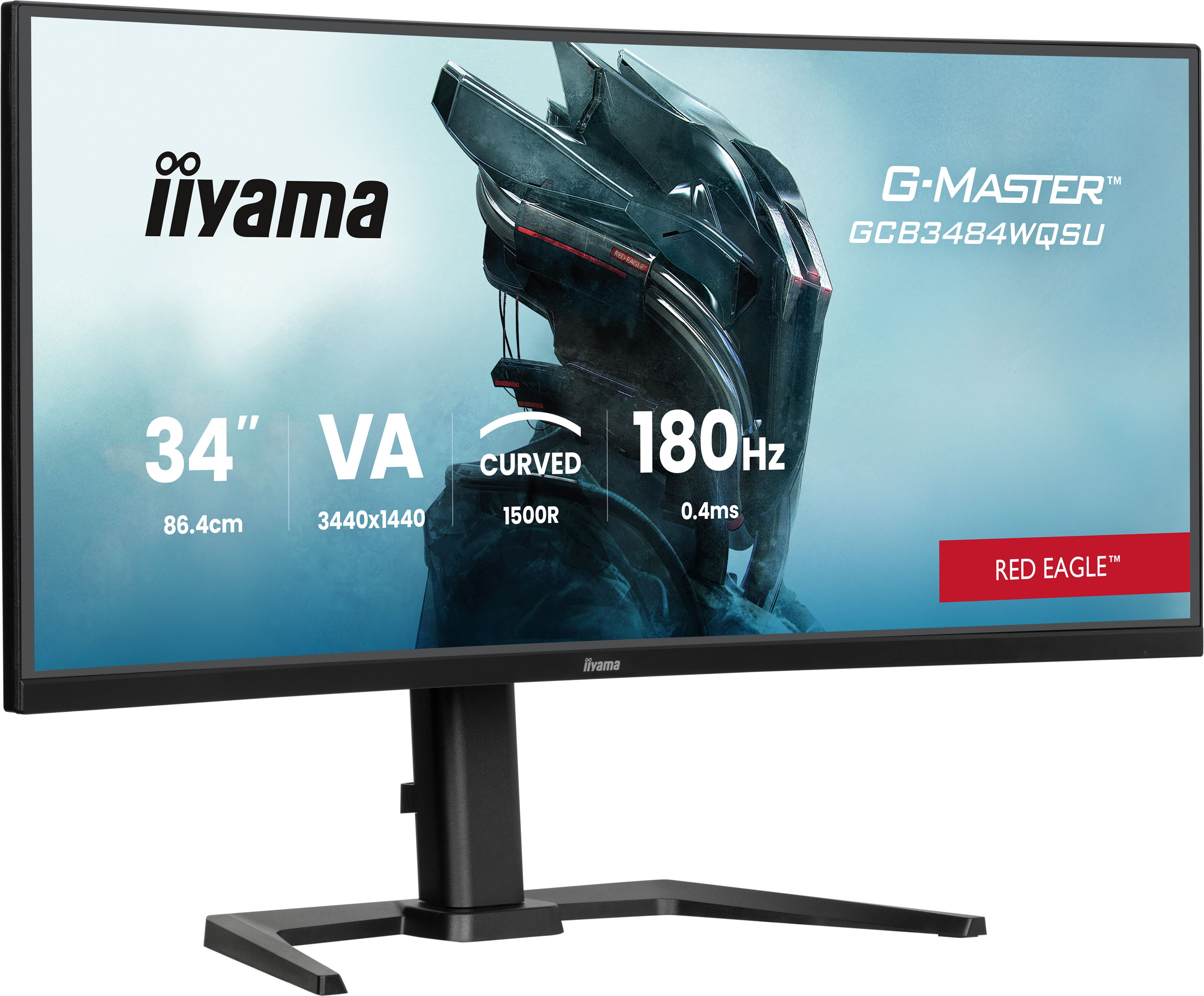 iiyama G-MASTER GCB3484WQSU-B1 34" UltraWide QHD 180Hz Curved Gaming Monitor