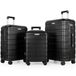 Valises cabine S/M/L / Lot de valises à coque rigide, légères, en ABS, spacieuses, résistantes, à roulettes, valise cabine, grande capacité