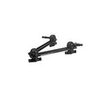 Manfrotto 396AB-2 Braccetto Serie Articulated, 2 Sezioni, Supporto per Luce, Attacco 16 mm e 3/8", in Alluminio, Nero