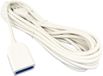 Bypass-verlenging, 10 meter, elektrische kabel, stekker 10/16 A, Schuko-stopcontact, 250 V, max. 1500 W