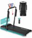 TibaGoods Premium Loopband Inklapbaar - 1 t/m 8 km/h - Walking pad - Hometrainer - Wandelband voor thuis - Loopband inklapbaar - Zwart