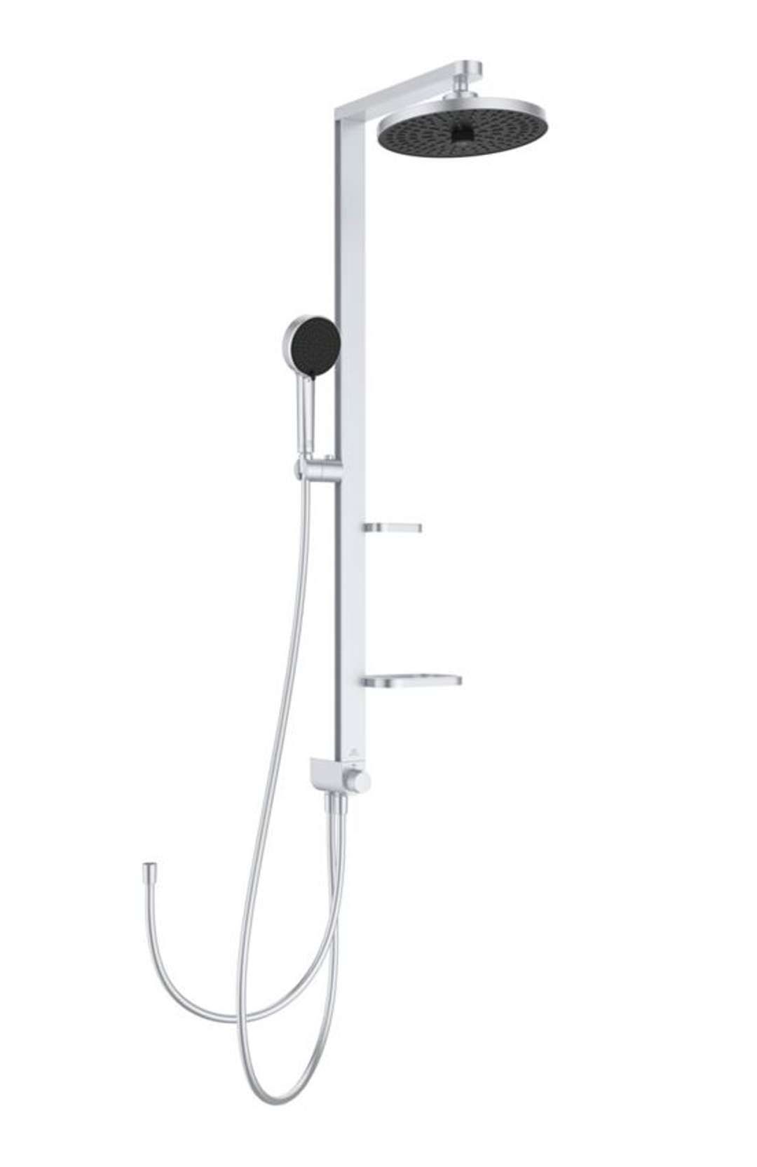 Ideal Standard ALU+ Doucheset - 26 cm - 2 Jets - Zilver - BD585SI