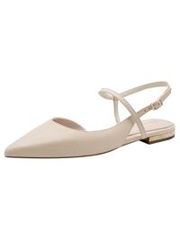 Tamaris Dames Slingpumps 1-29409-46 418 Beige Leer Maat 40 EU
