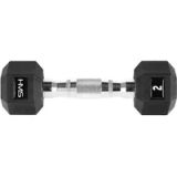 HMS Dumbbell HEX PRO - 27.5 KG - Black