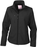 Result Women's Base Layer Soft Shell Jacket RT128F - Black - XXL