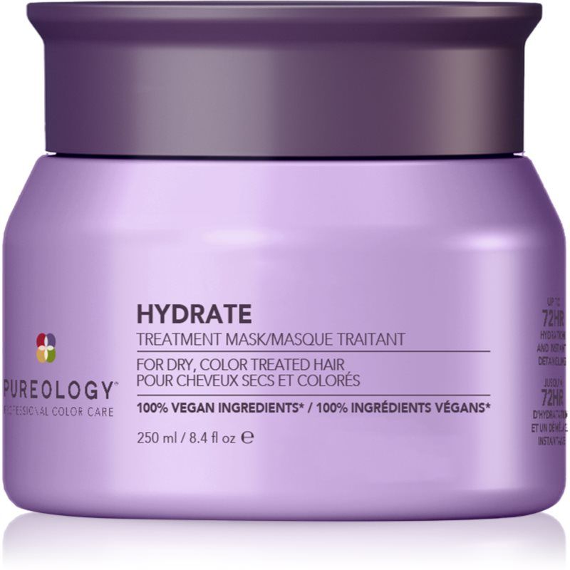 Pureology Hydrate Hair Treatment Mask - Deep Conditioning Hair Mask for Dry or Color-Treated Hair 250ml