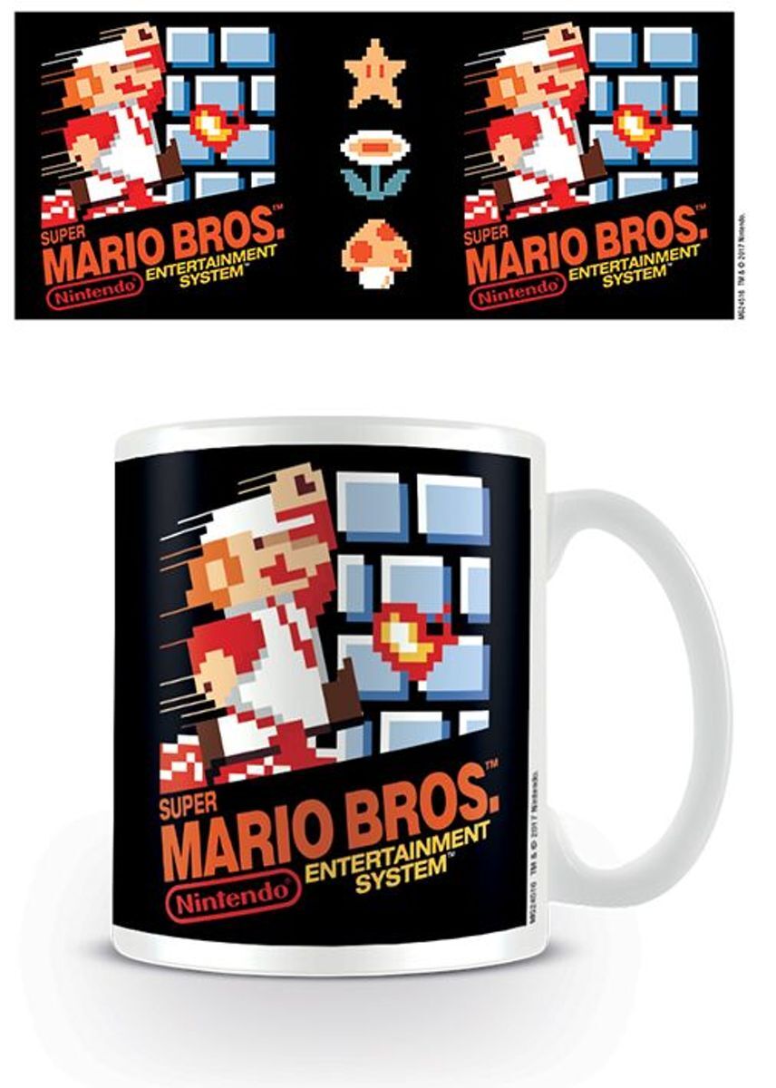 Super Mario NINTENDO - Mug - 300 ml - NES Cover