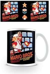 Super Mario NINTENDO - Mug - 300 ml - NES Cover