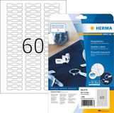 Herma ringetiketten wit 49x10 25 vel DIN A4 1500 stuks 5116