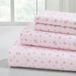 Modern Threads Zijdezachte microvezel en kreukvrije lakens - luxe microvezel lakens inclusief plat laken, hoeslaken met diepe zakken en kussenslopen, blush, kingsize