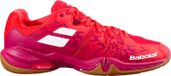 Babolat Shadow Spirit badminton schoenen, sport schoenen, rood, modelnummer: 30F2103-5051, schoenmaat: 41 EU