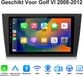 Junsun Autoradio Geschikt Voor Golf VI 2008-2012 - 4GB+64GB - Draadloze CarPlay & Andriod Auto - Bluetooth - 9 inch IPS Touchscreen - GPS Multimedia Navigatiesysteem - WiFi - Stuurwielbediening - RDS - USB