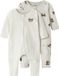 NAME IT NBNNIGHTSUIT 2P ZIP FF PUMICE BEAR NOOS Baby Pyjamas