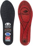 Footgel inlegzolen Ski Extreme Cold met Merino wol - Zwart