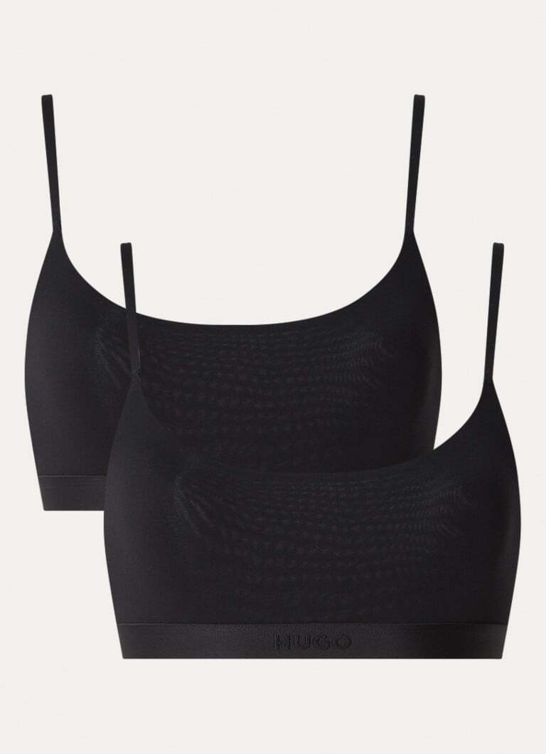 HUGO BOSS HUGO BOSS Bralette met logo in 2-pack