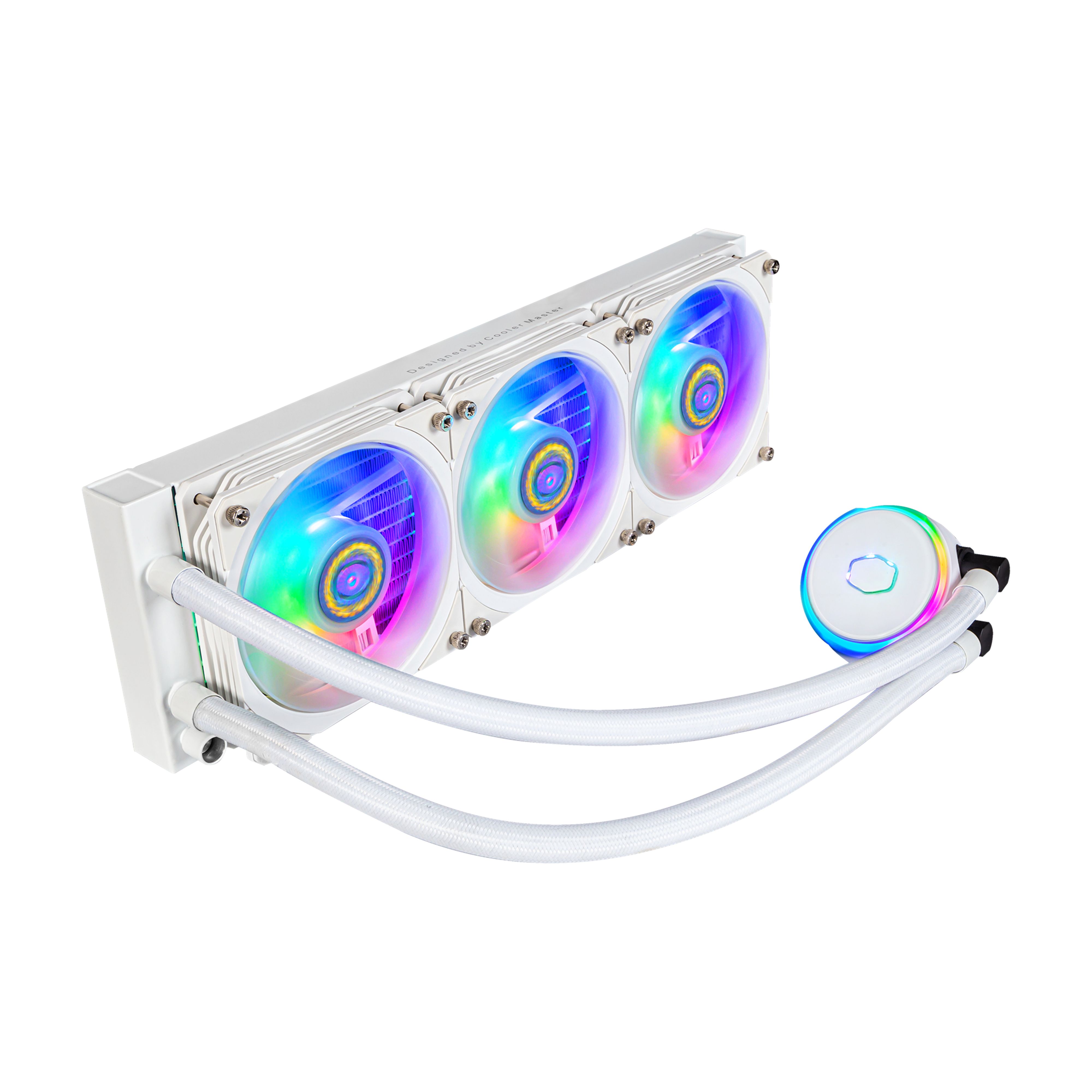 Cooler Master MasterLiquid PL360 Flux White Edition - 360mm Liquid Cooler