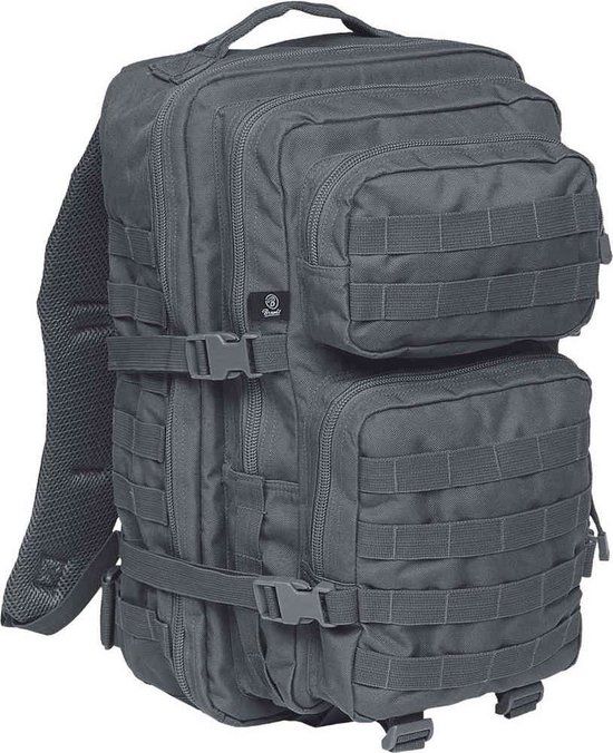 Brandit Urban Classics Rugtas Medium US Cooper Grijs