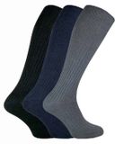 Merkloos Sock Snob 3 paar kniehoge herensokken van 100% acryl