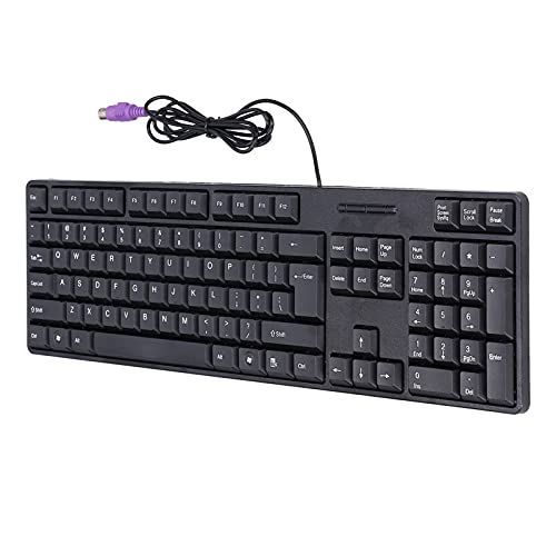Mechanisch Toetsenbord, 104 Toetsen 2.4G Draadloos Toetsenbord met 1600 DPI Verstelbare Muis, Eenvoudig Te Bedienen Retro Schattig Computertoetsenbord met Ronde Keycaps (PINK