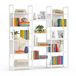 Merkloos Relaxdays Boekenkast industrieel - 166x158x24 cm - wit