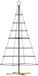 vidaXL Sapin de Noël conique avec support noir 180,5 cm acier