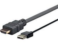 Vivolink ProHDMIUSB2 2 m HDMI USB A Zwarte Adapter Videokabel