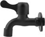 Unyqoos® Robinet mural en acier inoxydable noir