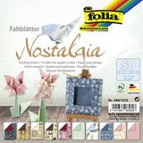 Folia Vouwblaadjes Nostalgia - Origami Papier 15x15cm - 50 Vel