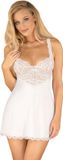Obsessive Amor Blanco Chemise L/XL Wit