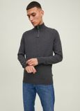 JACK&JONES JJEEMIL KNIT HALF ZIP NOOS Heren Trui - Maat M