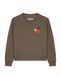 Watapparel Sweatshirt 'Cute Fox' navy / bruin / pasteelgeel / donkeroranje