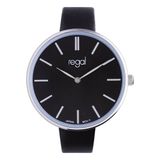Lucardi Dames Regal dames horloge met zwarte band