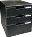 Exacompta Ladenbox MODULO A4 - 3 gesloten laden ECOBlack - Zwart