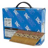 Tacwise 1723 Extra Verzinkte Constructienagels 3,1/90 mm, 34°, 1600 Stuks | D-kop, Ringschacht, Onder 34°, op Papierstrip