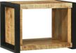 vidaXL Wandkubus met opslag Bruin 55 x 35 x 40 cm Massief Mango Hout