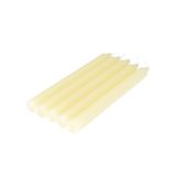 Homéa Set van 5 kandelaarskaarsen 20 cm Ecru