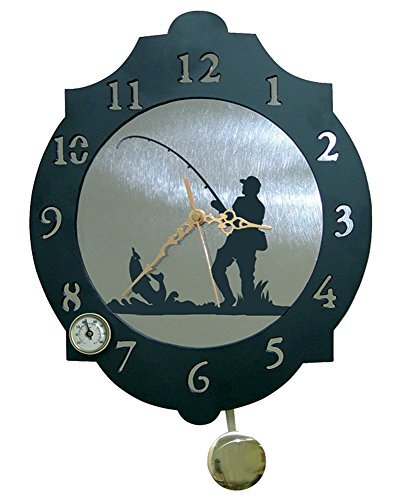 IMEX EL ZORRO 11341-Reloj Fischer, 374 x 312 mm, metaal, grijs, 40 x 34 x 7 cm