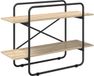 vidaXL Boekenplank - 2-laags - 100 x 35 x 70 cm - Sonoma Eiken