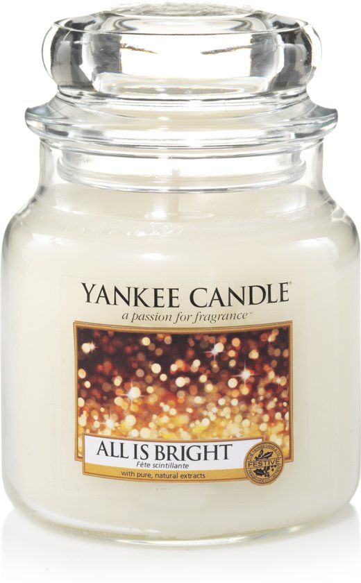 Yankee Candle Medium Jar All is Bright - 5038580084771