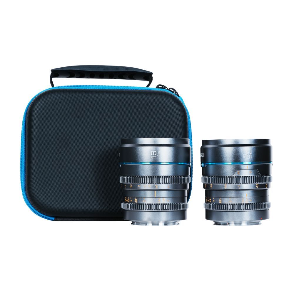 Sirui Nightwalker 16mm & 75mm T1.2 Cine Lens Set - M4/3 Mount