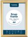 Europel Kliklijst – Posterlijst – A4 – 21 x 29,7 cm – 25mm – Aluminium – Goud
