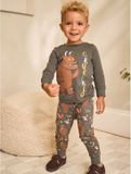 Next Jongens Knuffelpyjama met Gelicentieerde Print - Grijs
