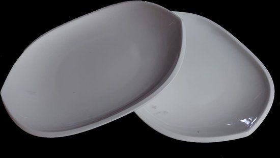 Villeroy & Boch Dinerbord - Wit - Porselein - 25.5 x 19.5 cm