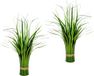 Kunstgras Bol Kunstgrasbos staand gras grasbundel gras struik plukjes gras decoratief gras kunstgras planten siergras decoratieve grassen groene plant kunstplant kunstbloemenstruik plantenbank solitair gras decoratieve plant