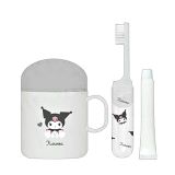 Kamio Japan - Sanrio Kuromi Ensemble de brossage de dents avec grand gobelet