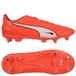 PUMA King Pro SG Unlimited - Rouge éclatant/Blanc/Red Fire - Terrain gras (SG), pointure 40½